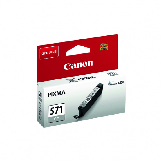 Canon CLI-571 Grey Ink Cartridge (0389C001) 